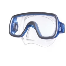 Маска для плав. "Salvas Geo Md Mask", р. Medium, синий, арт.CA140S1BYSTH, закален.стекло, силикон